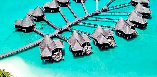 cheap water bungalows, male atoll