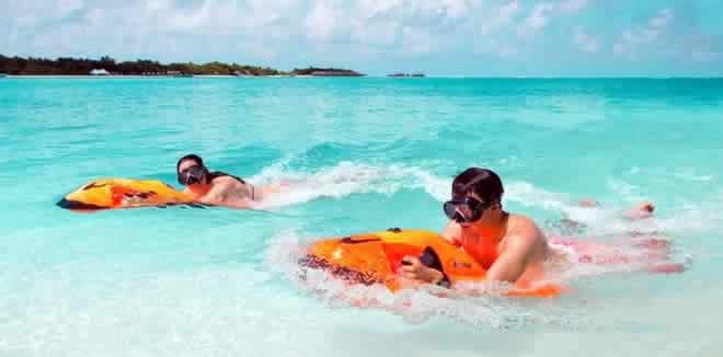 Water Sports at waldorf astoria maldives